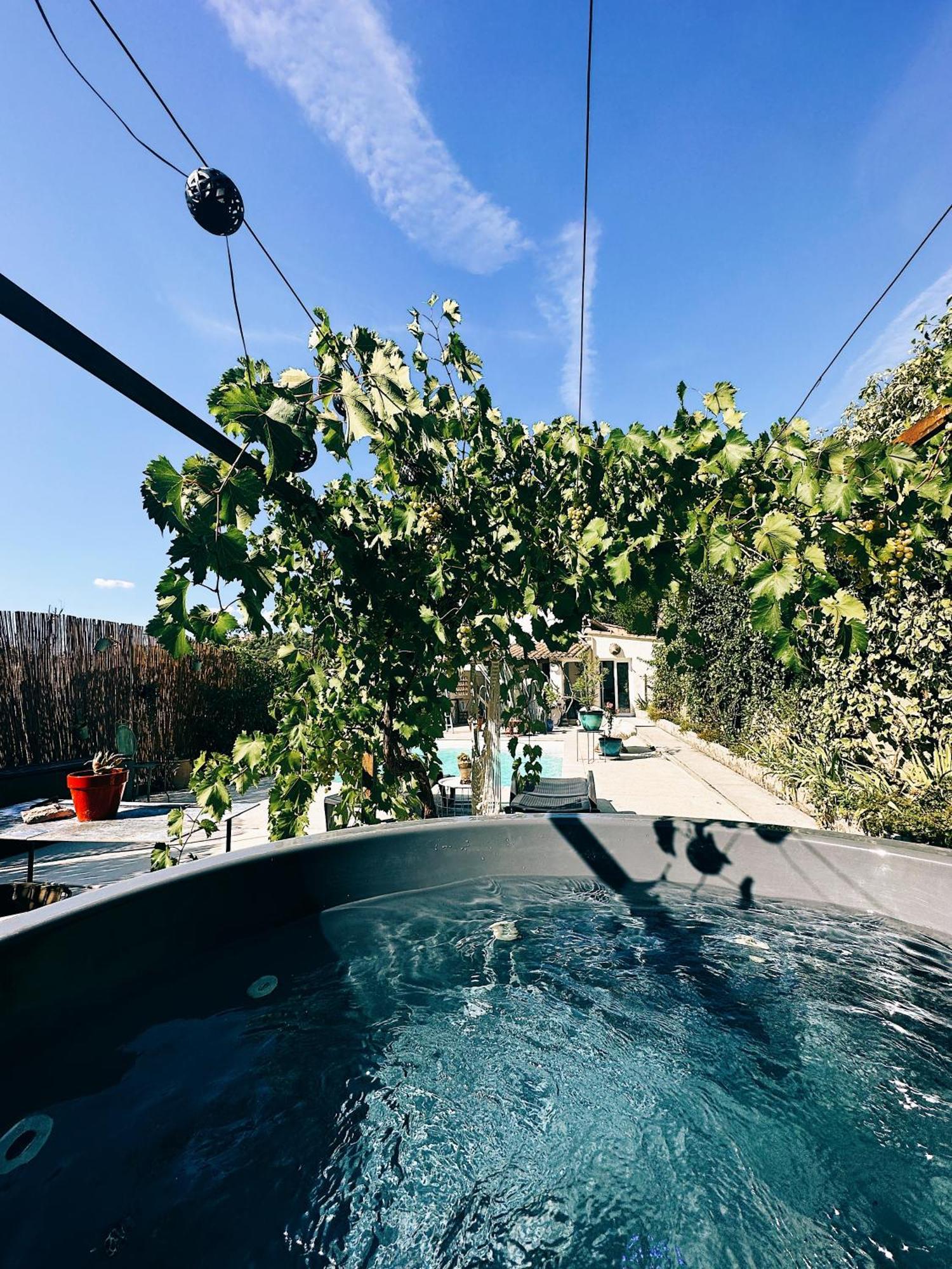 Cabanon Aloe Avec Piscine Chauffee & Bain Nordique Villa Veaux Exterior foto